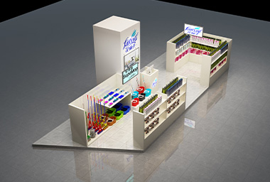 宁波商场档口店铺装修设计_案例效果图