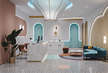 宁波少儿英语培训机构装修设计_案例效果图